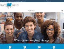 Tablet Screenshot of bracesbybarnes.com